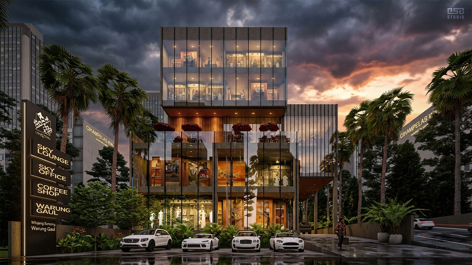 ESA STUDIO | Mixed-use shopping area in Northern Bandung (concept)